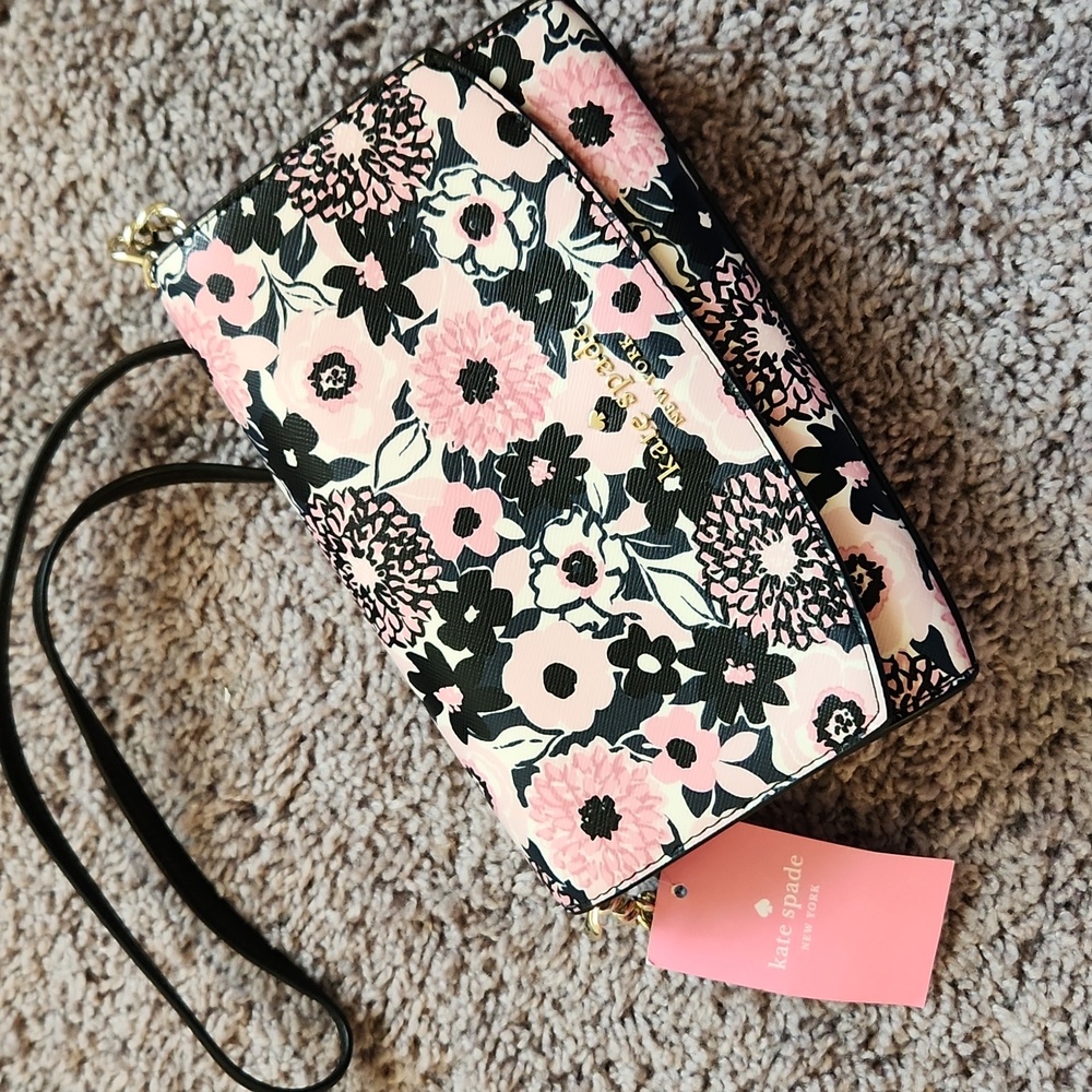 NWT Kate Spade ♠️ dahlia floral crossbody - Picture 7 of 7